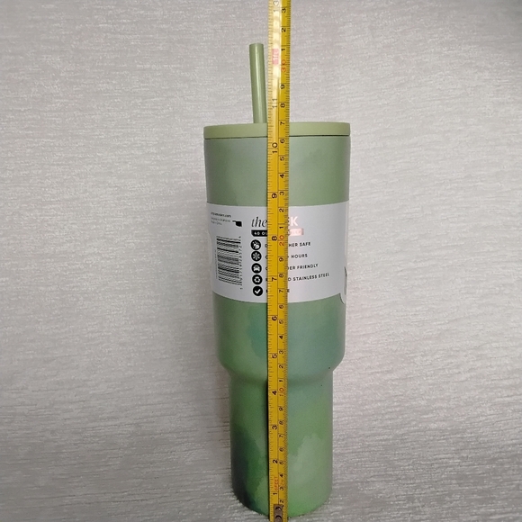TheTrek Simple Modern 40 Oz Straw Tumbler with Handle Green Variation - Picture 7 of 12